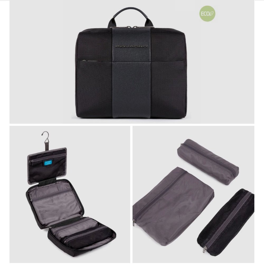 Piquadro Hanging Toiletry Bag